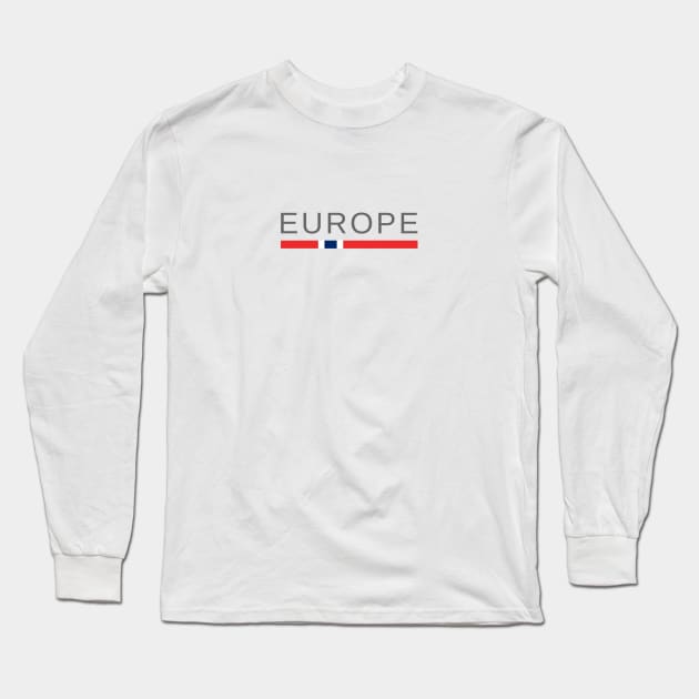 Europe Long Sleeve T-Shirt by tshirtsnorway